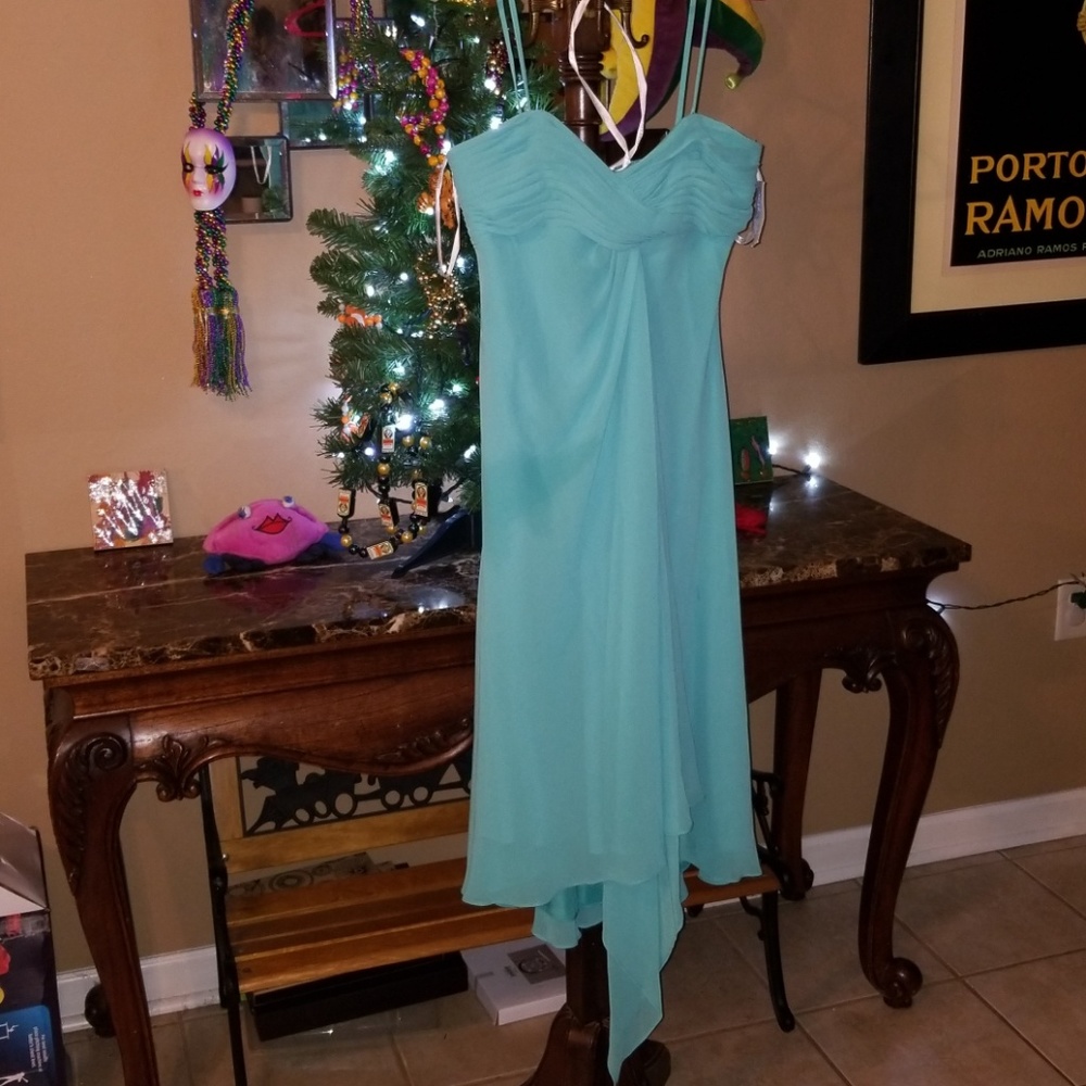 Turquiose cocktail dress